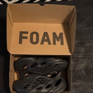 adidas Foam Runner Slip-On Shoes in Black